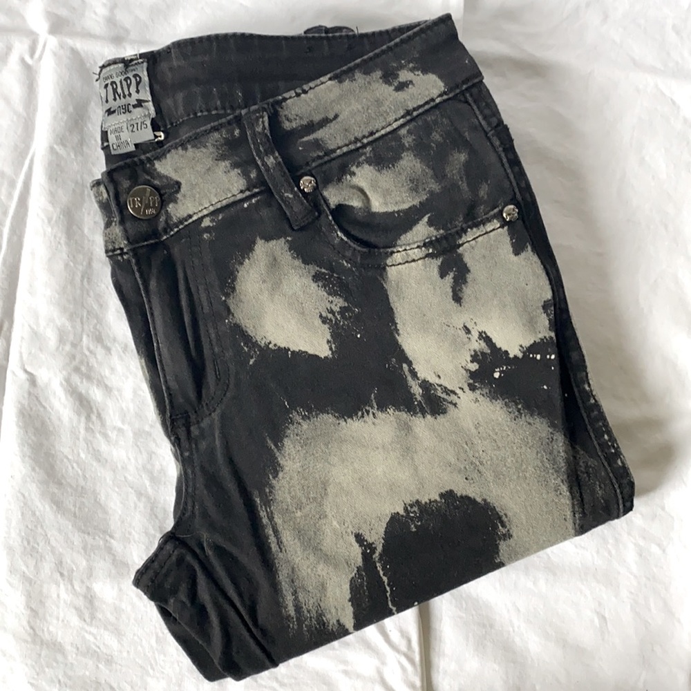 Urban Outfitters Splatter Skinny Jeans